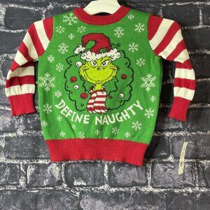 The Grinch 18 Month Ugly Holiday Define Naughty Christmas Sweater